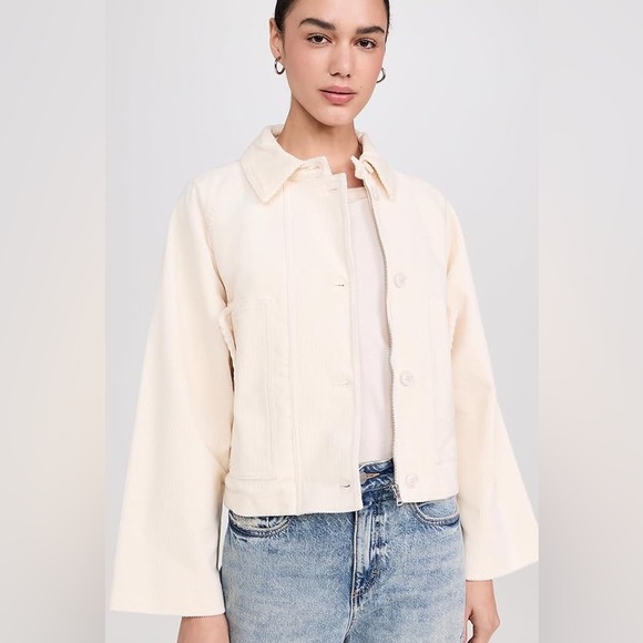 PAIGE Tylee Cordoroy Zip Up Jacket - Picture 1 of 5